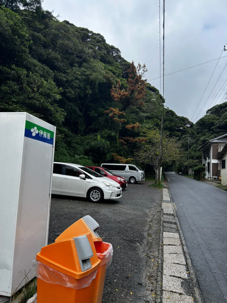 鵜原理想郷の駐車場の写真